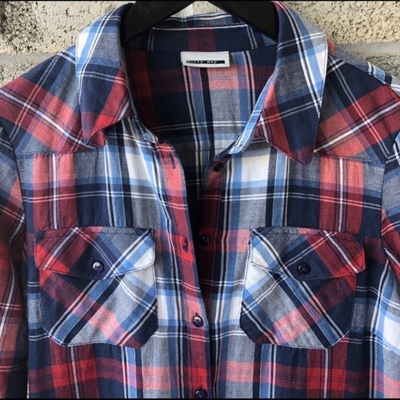 NOISY MAY Erik Plaid Shirt - Picture 4 of 6